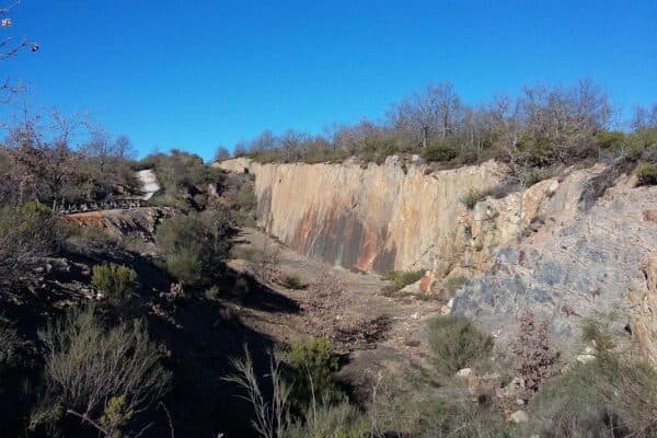Entorno natural de la Senda del Bosque Fósil en Verdeña